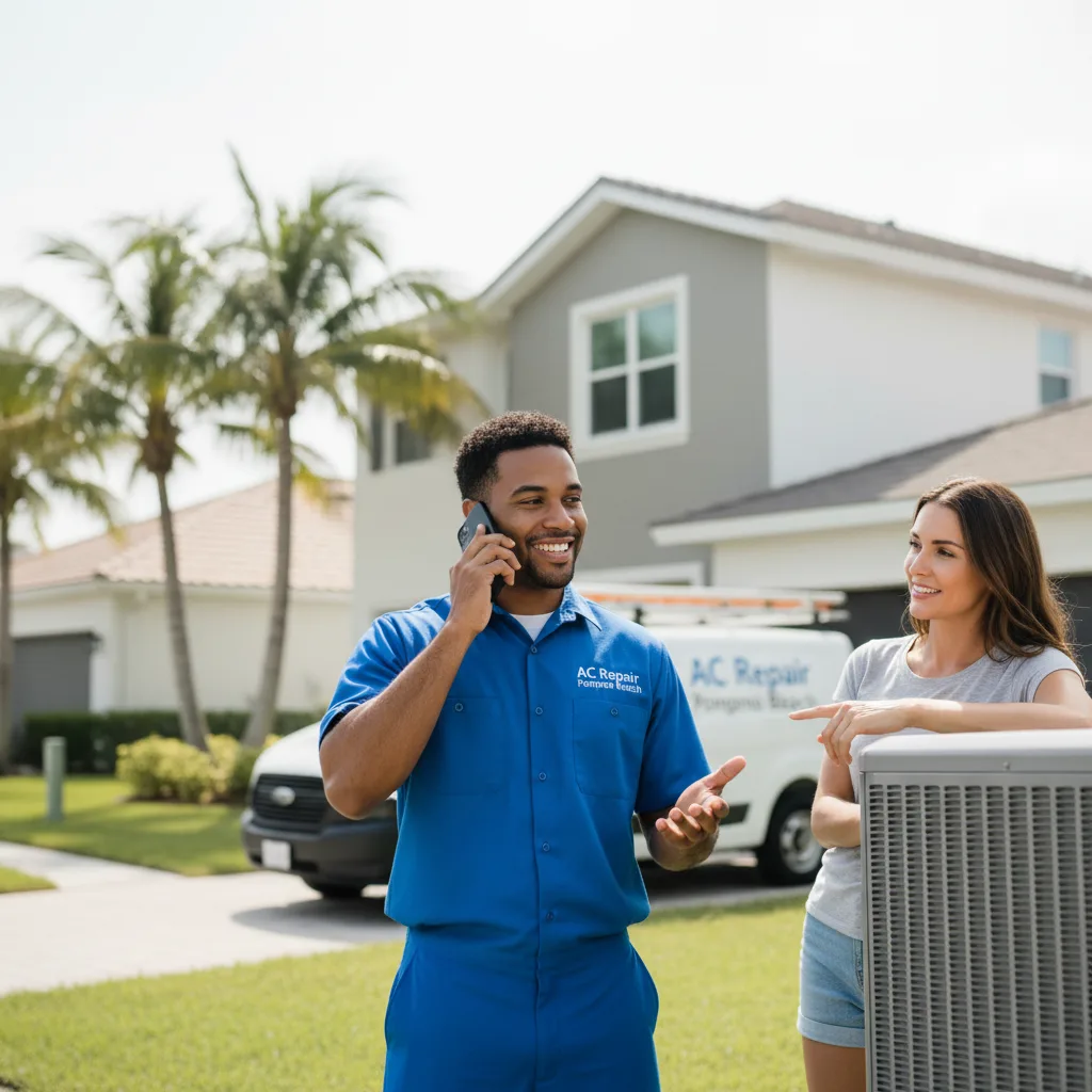AC Repair Pompano Beach customer support in Carmel